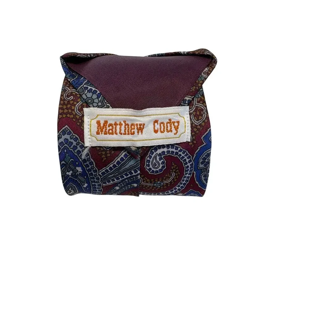 Matthew Cody Paisley Pattern Tie for Men